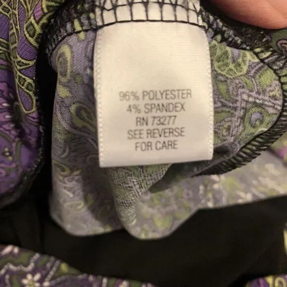 Vintage Y2K Purple Floral Top Tunic Embellished Retro Fairy Goth Medium - Picture 12 of 13